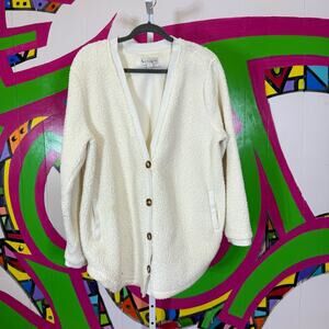 Koolaburra by UGG Cream Teddy Cardigan. Size Large. In excellent used condition!